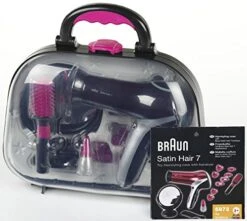 Braun Kappersset In Koffer -Speelgoedwinkel kappersset braun satin hair 7 koffer theo klein 5872 1 1