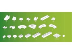 Hubelino Knikkerbaan Bouwdoos 106-delig -Speelgoedwinkel knikkerbaan 106 delig hubelino 420008 2