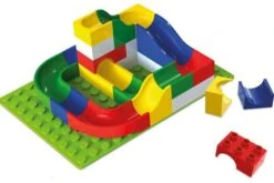 Hubelino Knikkerbaan Bouwdoos Mini-set 45-delig -Speelgoedwinkel knikkerbaan 45 delig hubelino 420139 1 1