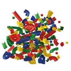 Hubelino Knikkerbaan Baanelementenset 128-delig 11 Hubelino Knikkerbaan Baanelementenset 128-delig -Speelgoedwinkel knikkerbaan hubelino elements 120 delig 420022 1