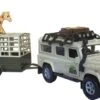Land Rover Defender + Giraffetrailer -Speelgoedwinkel landrover defender met giraffetrailer kidsglobe