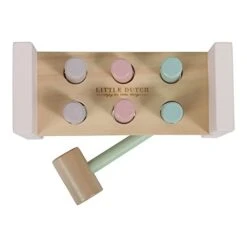 Little Dutch LD7025 Houten Hamerbank Rose -Speelgoedwinkel little dutch 4424 hamerbank rose 1 1