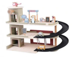 Little Dutch LD4491 Houten Railway Garage -Speelgoedwinkel little dutch 4491 railway garage 3