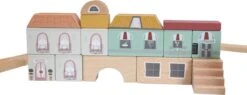 Little Dutch LD4493 Blokkenstad Uitbreiding Railway -Speelgoedwinkel little dutch blokkenset stad 3