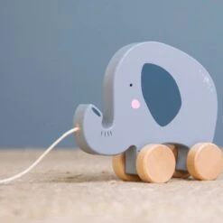 Little Dutch LD4450 Houten Trekdier Olifant -Speelgoedwinkel little dutch houten trekdier olifant 1 1