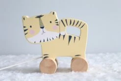 Little Dutch LD4451 Houten Trekdier Tijger -Speelgoedwinkel little dutch houten trekdier tijger 1