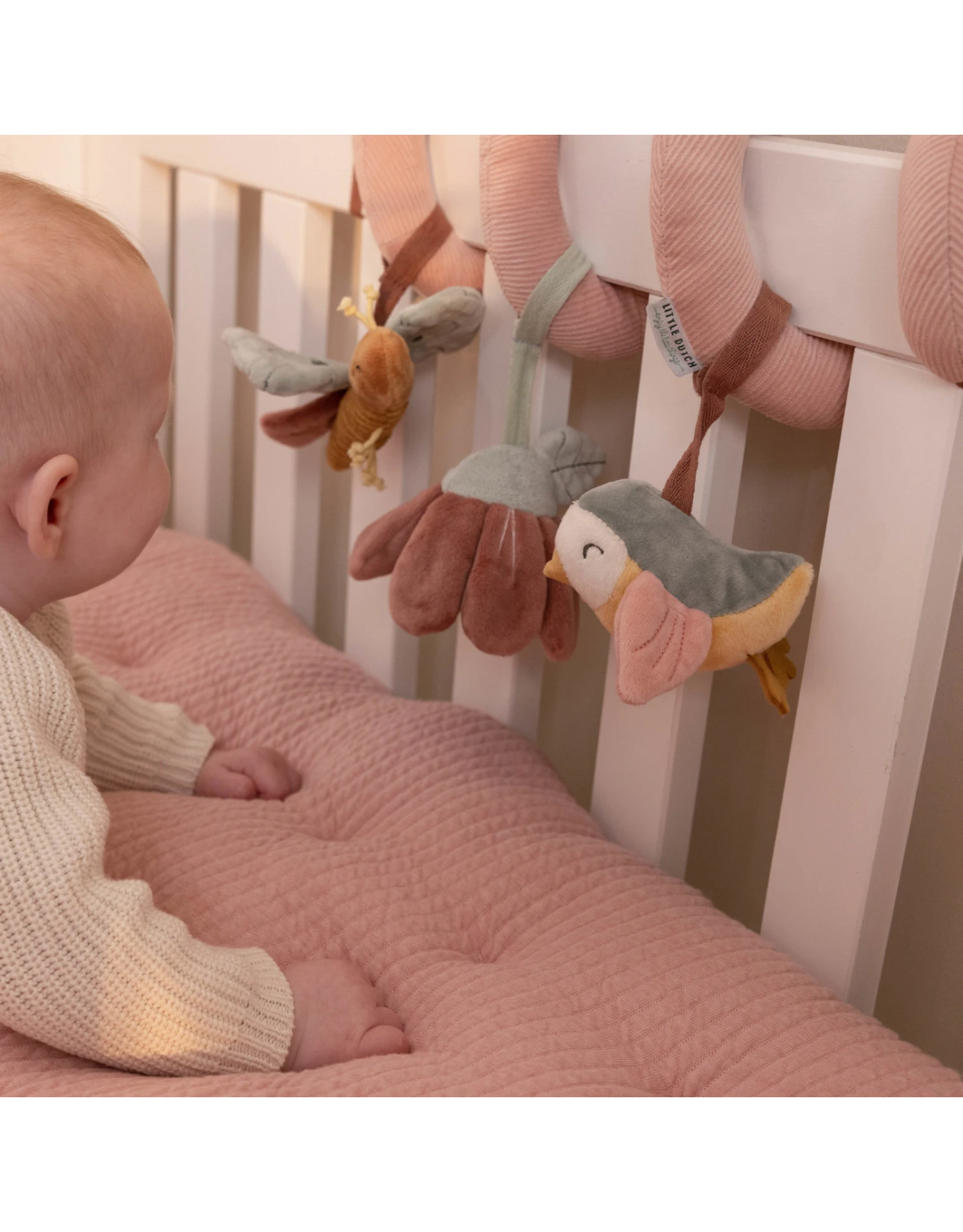 Little Dutch LD8712 Boxspiraal Flowers & Butterflies 5 Little Dutch LD8712 Boxspiraal Flowers & Butterflies - Afbeelding 3