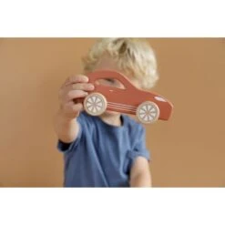 Little Dutch LD7001 Sportauto Rood Houten Speelgoed 5 Little Dutch LD7001 Sportauto Rood Houten Speelgoed -Speelgoedwinkel little dutch ld7001 sportauto sportscar rood houten speelgoed 1