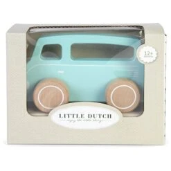Little Dutch LD4378 Busje Groen Houten Speelgoed -Speelgoedwinkel little dutch 4378 houten busje 1 1