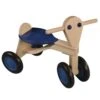 Van Dijk Toys Loopfiets Blauw Berkenhout -Speelgoedwinkel loopfiets berken donkerblauw v.dijktoys