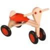 Van Dijk Toys Loopfiets Oranje Berkenhout -Speelgoedwinkel loopfiets berken oranje v.dijktoys