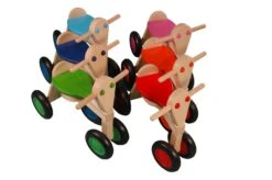 Van Dijk Toys Loopfiets Lichtblauw Berkenhout -Speelgoedwinkel loopfiets berken v.dijktoys 1 scaled 1