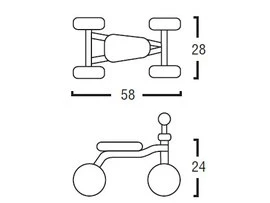 PUKY 3022 Wutsch Berry Loopfiets PUKY 6 PUKY 3022 Wutsch Berry Loopfiets PUKY - Afbeelding 4