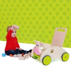 Duwkar – Loopwagen Scratch Koe Marie -Speelgoedwinkel loopwagen koe scratch 6181417 1 1
