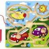 Magneetlabyrinth Transport -Speelgoedwinkel magneetlabyrinth mighty motors hape