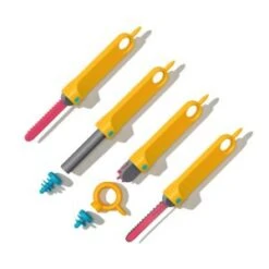 Makedo Invent 360 Gereedschapsset Voor Karton Kindergereedschap -Speelgoedwinkel makedo explore 126 Tools set karton knutselset 300x300 1