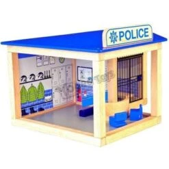 Pintoy Houten Politiebureau -Speelgoedwinkel politie bureau pintoy 10584 1 1