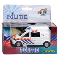 Politiebus, Pull Back Met Licht En Geluid. -Speelgoedwinkel politiebus kidsglobe 510711 1 1