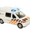Politiebus, Pull Back Met Licht En Geluid. -Speelgoedwinkel politiebus kidsglobe 510711