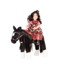 Pony Zwart Gotz Schofthoogte-37-cm. -Speelgoedwinkel pony zwart gotz 3402783 2
