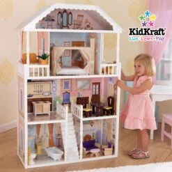 Poppenhuis / Barbiehuis Savannah -Speelgoedwinkel poppenhuis barbiehuis kidkraft 65023 savannah 6