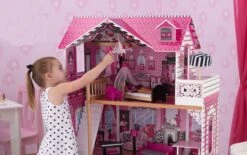 Poppenhuis Barbiehuis Amelia -Speelgoedwinkel poppenhuis barbiehuis kidkraft 65093 amelia 4