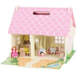 Poppenhuis Blossom Cottage -Speelgoedwinkel poppenhuis blossom cottage bigjigs jt123 2