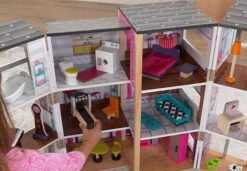 Poppenhuis Modern Deluxe Herenhuis -Speelgoedwinkel poppenhuis kidkraft 65883 modern deluxe herenhuis 2