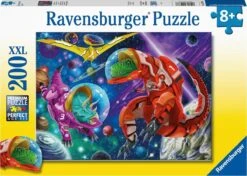 Dino’s In De Ruimte Puzzel Ravensburger 129768 200 Stukjes XXL -Speelgoedwinkel ravenburger puzzel 129768 200XXL stukjes dinos in de ruimte 1