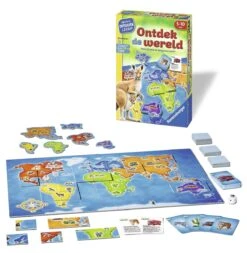 Ontdek De Wereld Kinderspel Ravensburger Spellen -Speelgoedwinkel ravensburger kinderspel ontdek de wereld 241637 1
