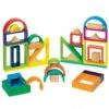 Goki 58655 Bouwstenenset Regenboog In Houten Kist -Speelgoedwinkel regenboog bouwblokken goki 58655