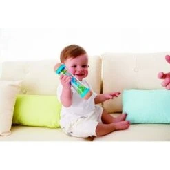 Regenmaker Blauw Hape Beaded Raindrops -Speelgoedwinkel regenmaker blauw hape beaded raindrops 2