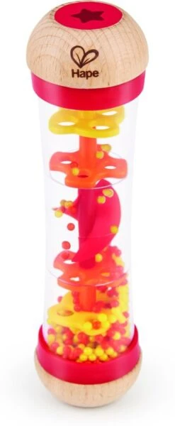 Regenmaker Rood – Hape Beaded Raindrops 8 Regenmaker Rood – Hape Beaded Raindrops -Speelgoedwinkel regenmaker rood hape beaded raindrops 1 1