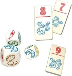 Regenwormen Junior (A13) – Dobbelspel -Speelgoedwinkel regenwormen junior dobbelspel 999games 1 1