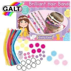 Haarbandjes Vlechten Brilliant Hair Bands Knutselpakket -Speelgoedwinkel schitterende haarbandjes maken brilliant hair bands galt 1004309 1 1