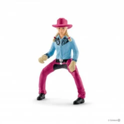 Schleich 41417 Barrel Racing Met Cowgirl FarmWorld -Speelgoedwinkel schleich 41417 barrel racing met cowgirl op rodeozadel 2