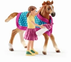 Schleich 42361 Veulen Met Deken HorseClub -Speelgoedwinkel schleich 42361 veulen met deken 1