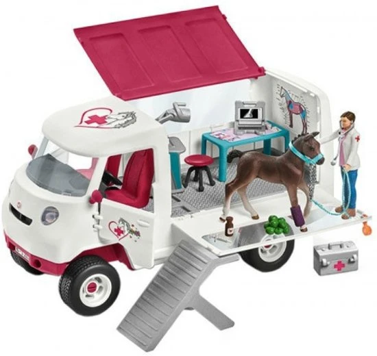Schleich 42370 Mobiele Dierenarts Met Hannover Veulen HorseClub 3 Schleich 42370 Mobiele Dierenarts Met Hannover Veulen HorseClub