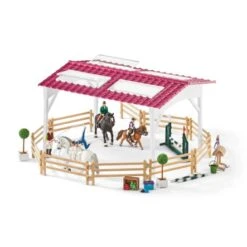 Schleich 42389 Manege Met Ruiter En Paarden Horse Club -Speelgoedwinkel schleich 42389 manege met ruiters en paarden 1