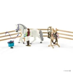 Schleich 42389 Manege Met Ruiter En Paarden Horse Club -Speelgoedwinkel schleich 42389 manege met ruiters en paarden 3