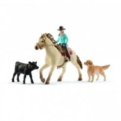 Schleich 42419 Western Boerderij Farm World -Speelgoedwinkel schleich 42419 western rijden 1