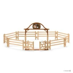Schleich 42434 Omheining Voor Paarden Met Poort -Speelgoedwinkel schleich 42434 omheining voor paarden met poort 1