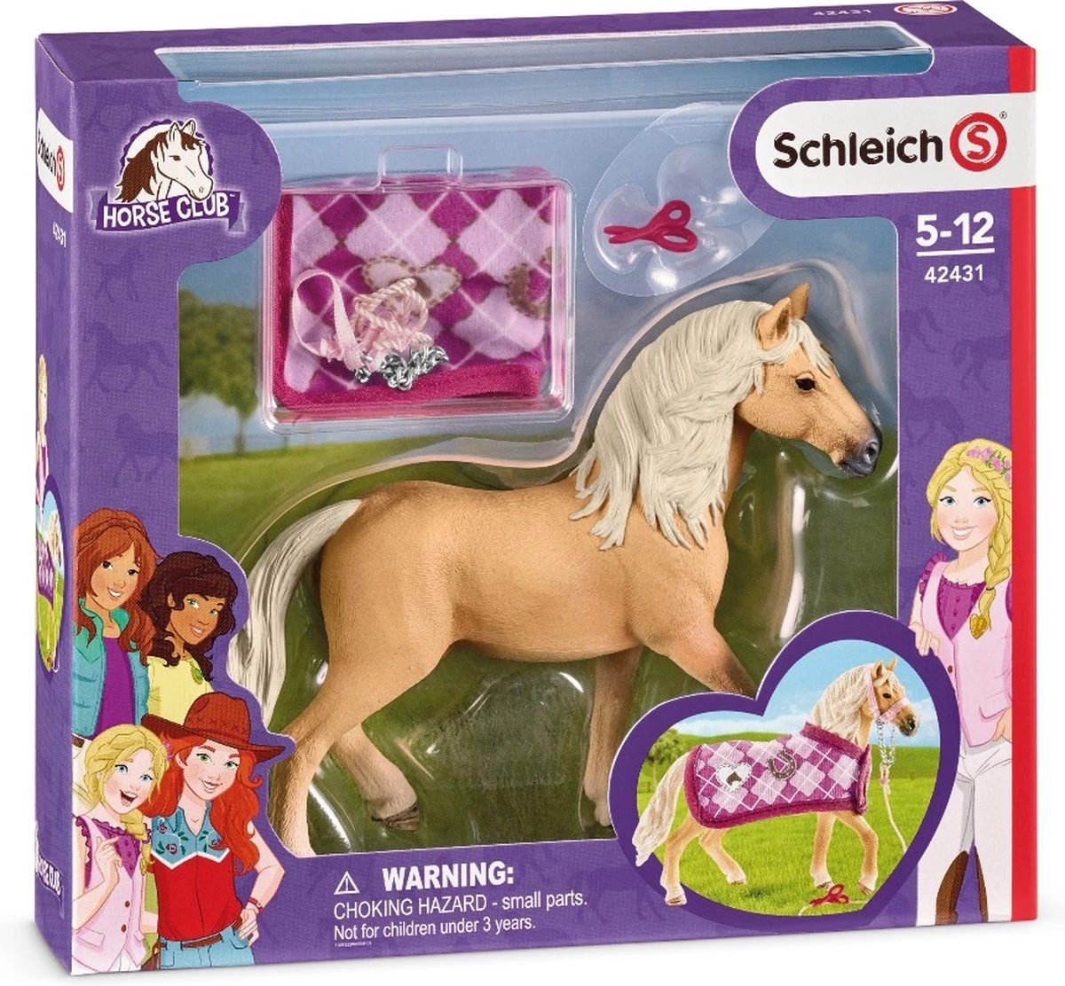 Schleich 42431 Sofia’s Modecreatie Andalusiër Met Deken HorseClub 3 Schleich 42431 Sofia’s Modecreatie Andalusiër Met Deken HorseClub