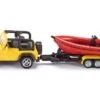 Siku 1658 Jeep Met Trailer En Motorboot -Speelgoedwinkel siku 1658 jeep met trailer en motorboot