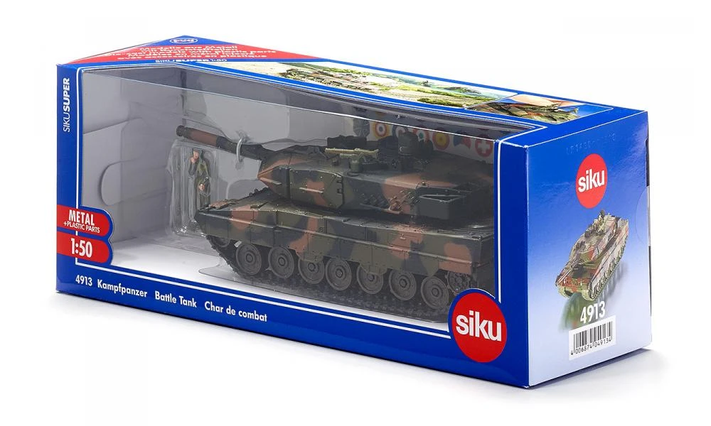 Siku 4913 Leopardtank Gevechtstank Schaal 1 : 50 5 Siku 4913 Leopardtank Gevechtstank Schaal 1 : 50 - Afbeelding 3