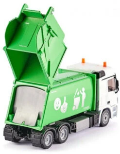 Siku 2938 Mercedes Vuilniswagen -Speelgoedwinkel siku mercedes benz vuiniswagen faun opbouw variopress groen 2938 4006874029389.jpg 2