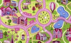 Speelkleed Sweet City Speeltapijt 140×200 Cm -Speelgoedwinkel speelkleed sweet city 4 1