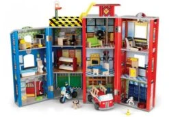 Houten Speelgoedset Voor Grote Kleine Helden -Speelgoedwinkel speelset voor grote kleine helden kidkraft 63239 1