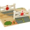BigJigs BJT118 Rail Spoorwegovergang -Speelgoedwinkel spoorwegovergang bigjigs bjr105