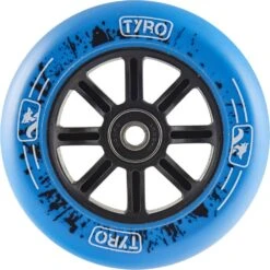 Longway Stuntstep Wielen 110mm Universeel PE Velg Black -Speelgoedwinkel stuntstep wiel 110mm kunststof velg abec9 lagers blauw speelactief.nl